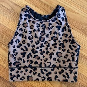 IVL Leopard print sports bra.
